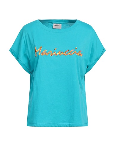 MARIUCCIA T-shirt Turquoise 100% Cotton