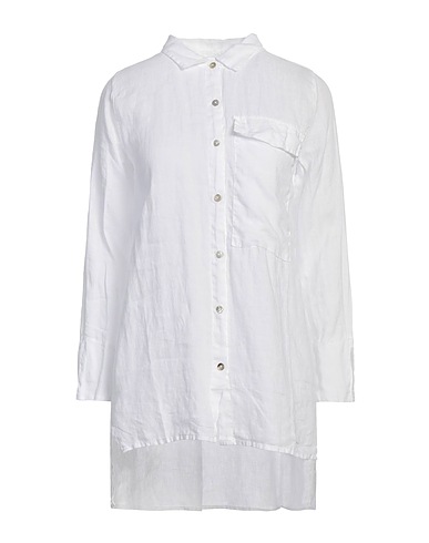 CROSSLEY Camicia in lino Bianco 100% Lino