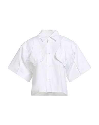 MM6 MAISON MARGIELA Solid colour shirts & blouses White 100% Cotton