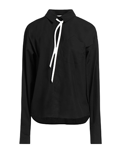 SPORTMAX Shirts Black 100% Cotton