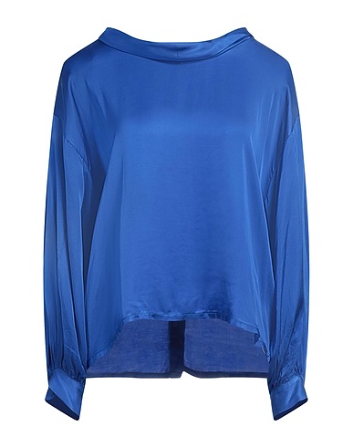 Z.O.E. ZONE OF EMBROIDERED Top Blue 100% Viscose