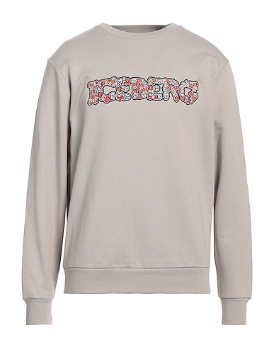 ICEBERG Felpa Tortora 100% Cotone, Poliestere