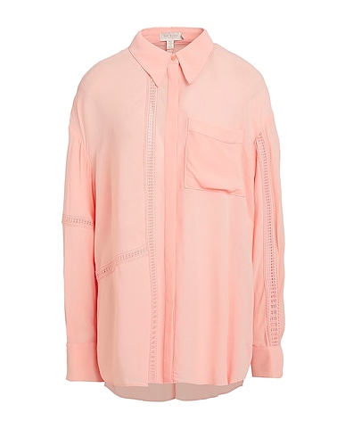 TED BAKER Solid colour shirts & blouses Salmon pink 100% Viscose