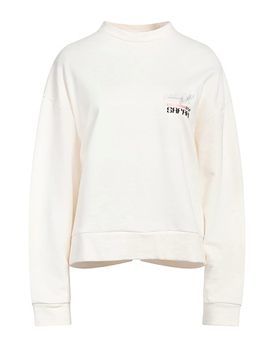 ICE PLAY Sweatshirt Off white 100% Cotton, Polyester