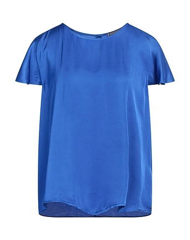 Z.O.E. ZONE OF EMBROIDERED Top Blue 100% Viscose
