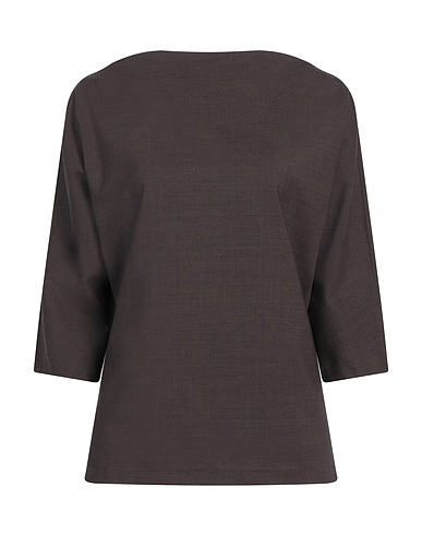 P.A.R.O.S.H. Top Dark brown 95% Virgin Wool, 5% Elastane