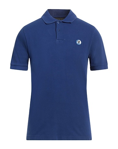 SAVE THE DUCK Polo shirt Blue 100% Organic cotton