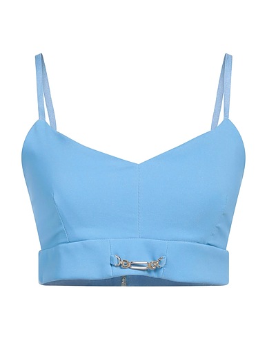 SISTE'S Top Light blue 89% Polyester, 11% Elastane