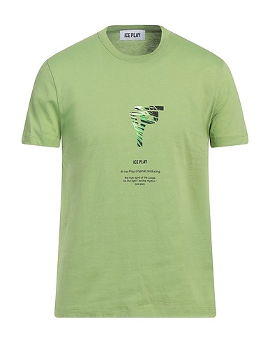 ICE PLAY T-shirt Verde 100% Cotone