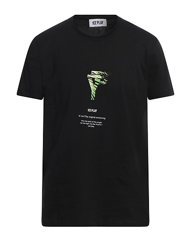 ICE PLAY T-shirt Nero 100% Cotone