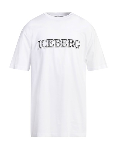 ICEBERG T-shirt White 100% Cotton, Polyester
