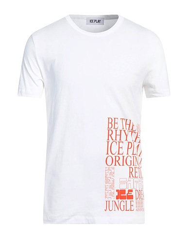 ICE PLAY T-shirt Bianco 100% Cotone