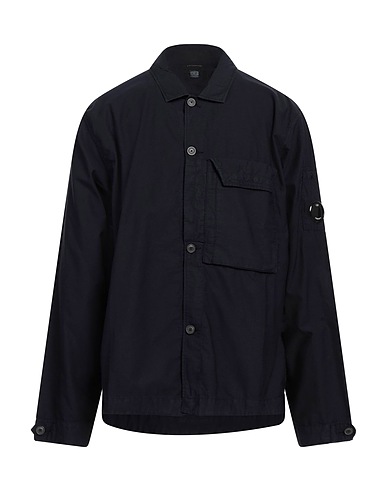 C.P. COMPANY Shirts Midnight blue 100% Cotton