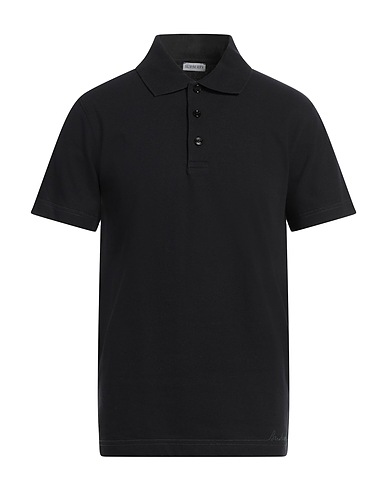 BURBERRY Polo Noir 100% Coton, Nacre