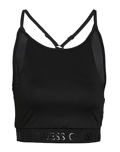 GUESS Top Nero 85% Poliestere, 15% Elastan
