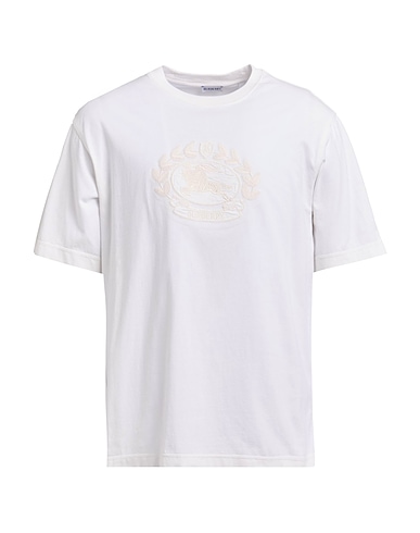 BURBERRY T-Shirt Weiß 100% Baumwolle, Elastan