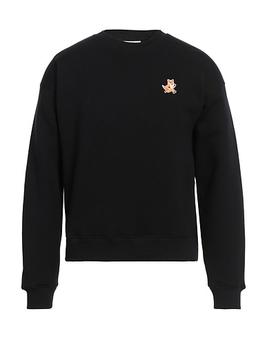 MAISON KITSUNÉ Sweatshirt Black 100% Cotton