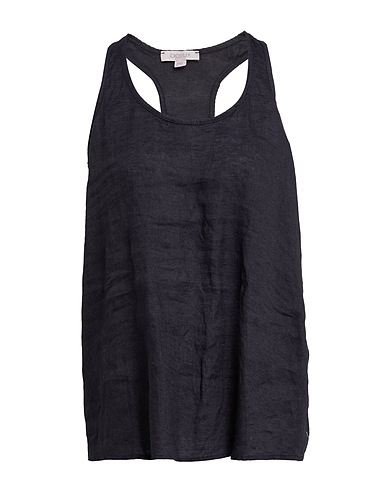 CROSSLEY Top Black 100% Linen