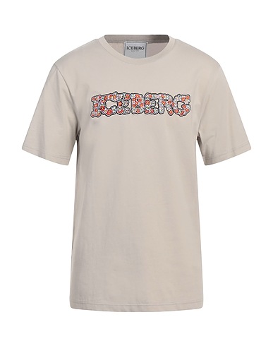 ICEBERG T-shirt Taupe 100% Cotton