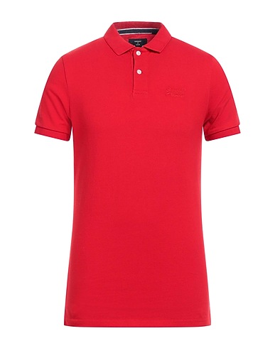 SUPERDRY Polo shirt ROSSO 100% Cotton