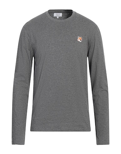 MAISON KITSUNÉ Basic T-Shirt Grey 100% Cotton