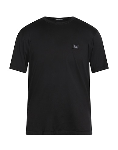 C.P. COMPANY Basic T-Shirt Schwarz 100% Baumwolle