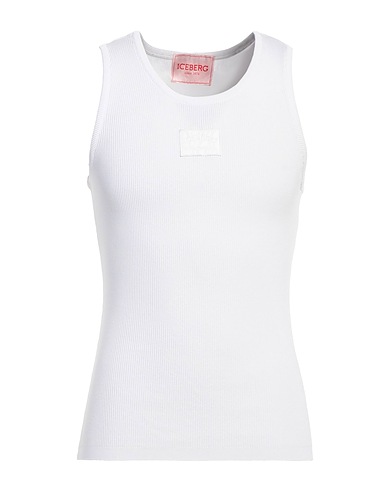 ICEBERG Vest White 65% Viscose, 35% Polyamide