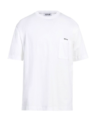ICE PLAY T-shirt Bianco 100% Cotone