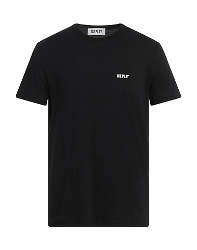 ICE PLAY Basic T-Shirt Black 100% Cotton