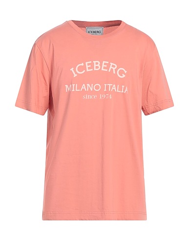 ICEBERG T-shirt Salmon pink 100% Cotton