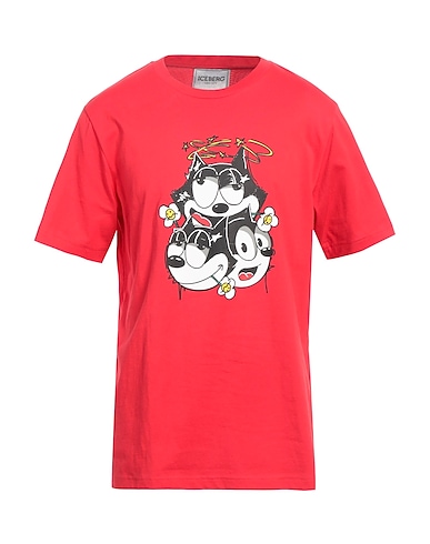 ICEBERG Ｔシャツ FELIX THE CAT レッド コットン 100%