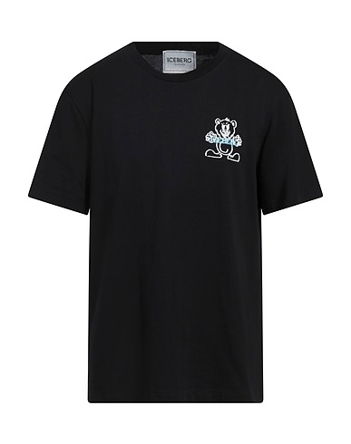 ICEBERG T-shirt Black 100% Cotton