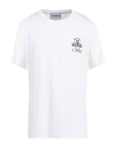 ICEBERG T-shirt Bianco 100% Cotone