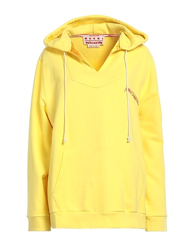 MARNI Hooded sweatshirt Yellow 100% Cotton