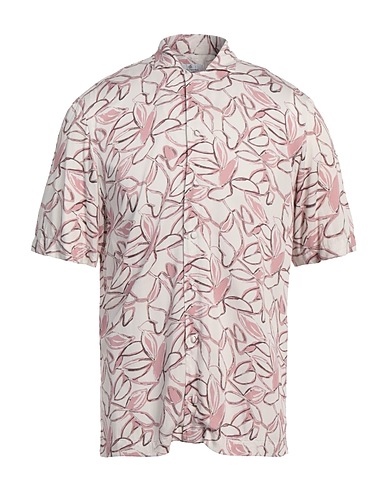 TAGLIATORE Patterned shirt Antique rose 100% Cotton