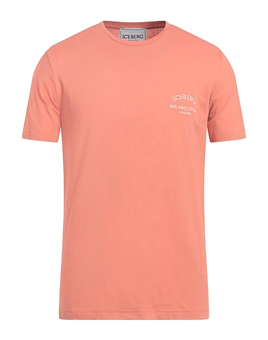 ICEBERG T-shirt Salmone 100% Cotone, Poliestere