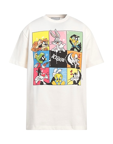 ICEBERG T-shirt LOONEY TUNES Off white 100% Cotone