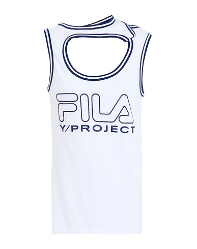 Y/PROJECT x FILA Canotta Bianco 100% Cotone