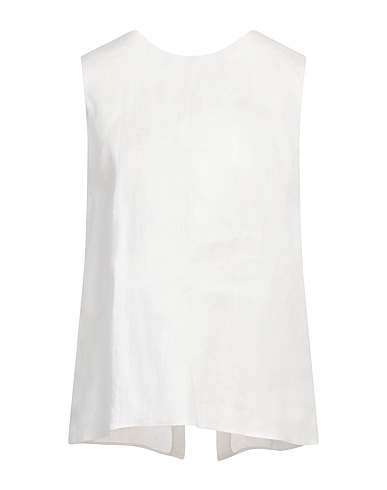 P.A.R.O.S.H. Top White 100% Linen