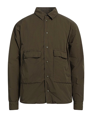 ASPESI Jacket Dark green 70% Polyester, 30% Polyamide