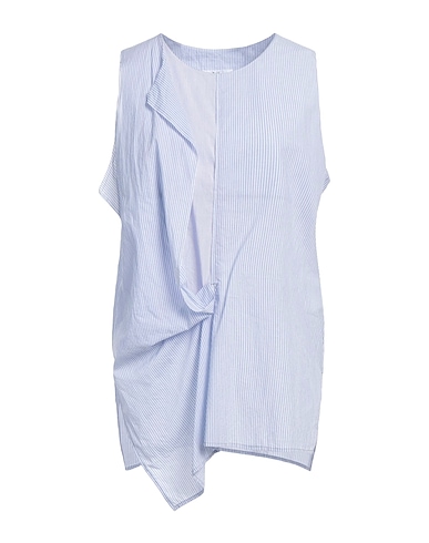 Y'S YOHJI YAMAMOTO Top BLU CHIARO 100% Cotone