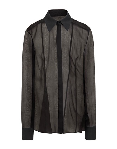 VALENTINO GARAVANI Silk shirts & blouses Black 100% Silk, Cotton