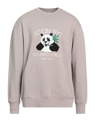 ICEBERG Sweatshirt Taupe 97% Cotton, 3% Elastane, Polyester