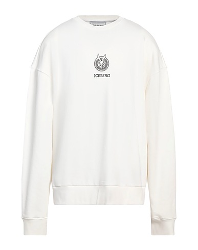 ICEBERG Sweatshirt LOONEY TUNES White 90% Cotton, 10% Elastane