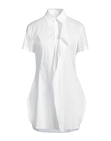 Y'S YOHJI YAMAMOTO Camicie e bluse tinta unita Bianco 100% Cotone