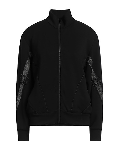 GAëLLE Paris Sweatshirt Black 47% Polyester, 44% Viscose, 9% Elastane