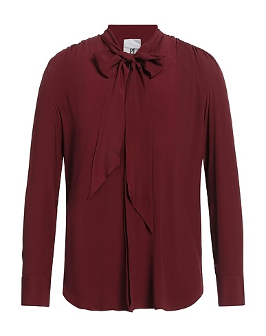 PT Torino Solid color shirt 69% Acetate, 31% Silk