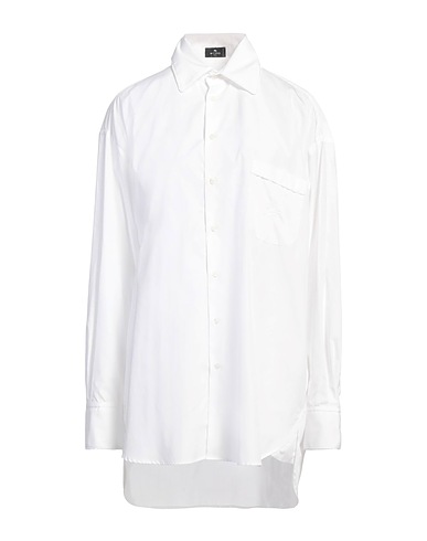 ETRO Solid colour shirts & blouses White 100% Cotton