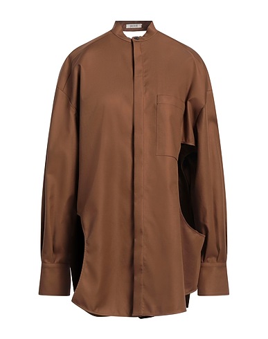 GAUCHERE Solid colour shirts & blouses Brown 100% Cotton