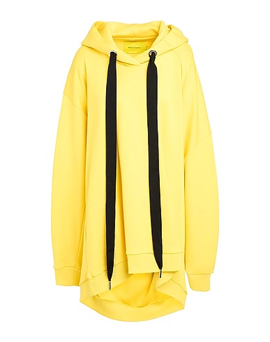 MARQUES' ALMEIDA Hooded track jacket  Yellow 100% Organic cotton